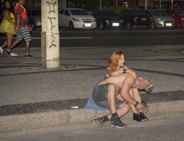   Copacabana doğum Karnaval sırasında festivaller