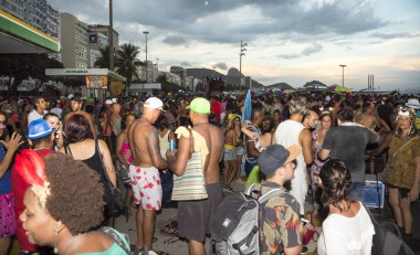  Copacabana doğum Karnaval sırasında festivaller