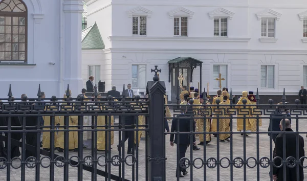 Das Oberhaupt der russisch-orthodoxen Kirche weihte die Rostower — Stockfoto