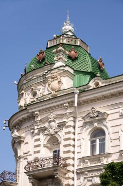  Rostov-on-Don, Rusya - 21 Haziran 2015: Şehir Binası - Rostov-on-Don 'daki bina, mimar A. Pomerantsev tarafından 1899 yılında inşa edilmiştir.