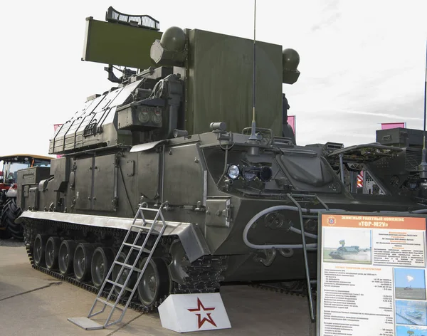 ロシアのロストフ 2020年8月28日 軍用訓練場での対空ミサイルシステム Tor M2U — ストック写真