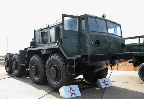 Rostow Don Russland August 2020 Aufrüstungstraktor Maz 537 Auf Einem — Stockfoto