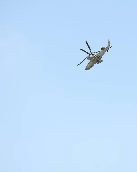 Rostov Don Rusia Agosto 2020 Helicóptero Campo Entrenamiento Militar — Foto de Stock