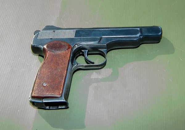 Pistolet Stechkin Aps Magazynek Naboi — Zdjęcie stockowe