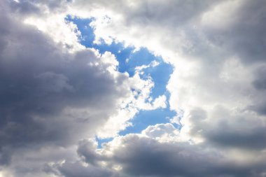 Gökyüzü yaz bulutlar günü
