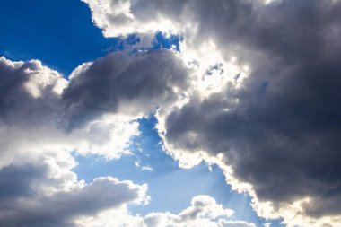 Gökyüzü yaz bulutlar günü