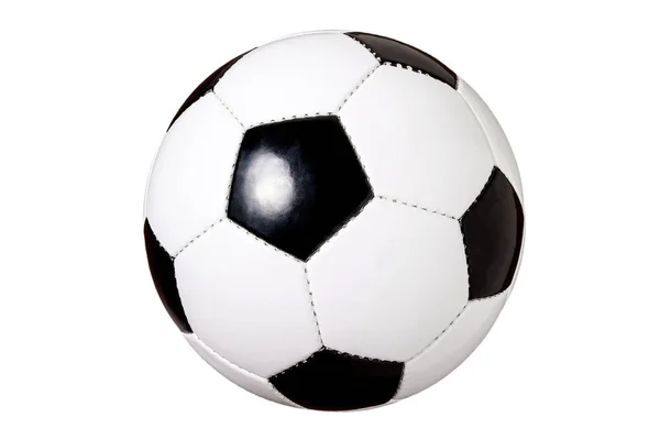 izole futbol, futbol topu, beyaz arka plan üzerinde kesmek