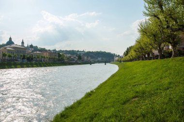 Salzburg, partnerliğindeki Eisenbahnbrcke, bir köprü 