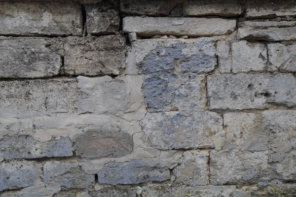 Texture Masonry Fragment Ancient Wall Horizontal — Stock Photo, Image