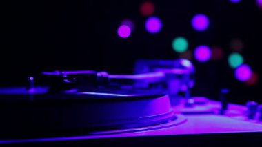 Disko ışığı Player'da kaydında vinil