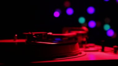 Disko ışığı Player'da kaydında vinil