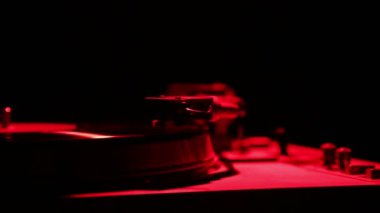Disko ışığı Player'da kaydında vinil