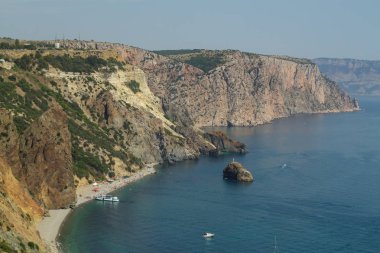 Rocky Dağları ve sisli bir sis denizde.