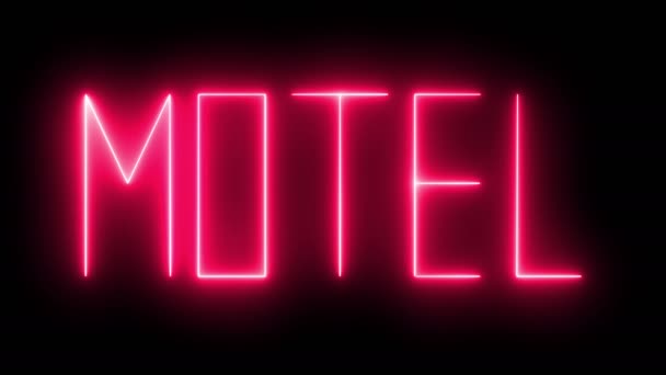 Un panneau lumineux bleu et rouge néon clignotant. Graphiques informatiques 