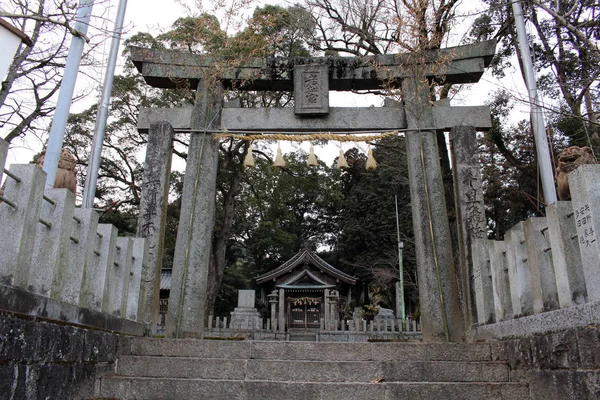 Tłumaczenie Sanktuarium Oimatsu Uchino Iizuka Fukuoka Japonia Tak Wspaniale Jak — Zdjęcie stockowe