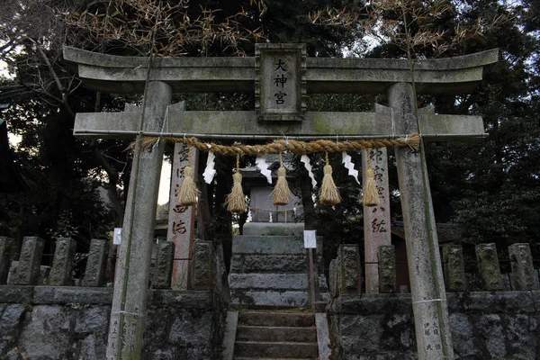 Translation Uchino Oimatsu Shrine Iizuka Fukuoka Japan Serene Touristy All — Stock Photo, Image