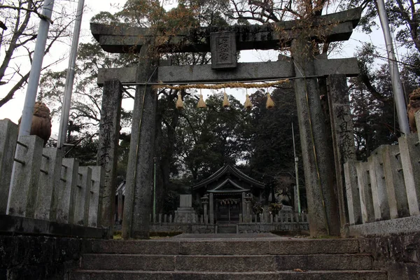 Traducción Uchino Oimatsu Shrine Iizuka Fukuoka Japón Tan Sereno Como —  Fotos de Stock