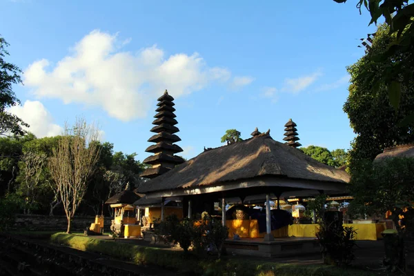 Pura Ayun Tapınağı Bahçe Karmaşık Çevresinde Huzurlu Sakin Çekilmiş Bali — Stok fotoğraf