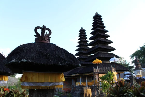 Rund Den Pura Ayun Tempel Und Gartenkomplex Friedlich Und Gelassen — Stockfoto