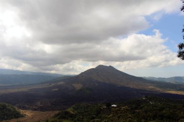Kintamani, Endonezya Mount Batur görünümü. PIC Bali, Temmuz 2018 çekildi.