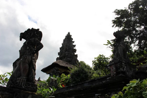 Rond Één Van Mooiste Balinese Hindoe Tempels Pura Kehen Rijk — Stockfoto