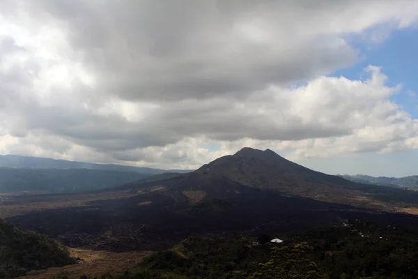 Kilátás Nyílik Mount Batur Kintamani Indonézia Pic Volt Elvett Balin — Stock Fotó
