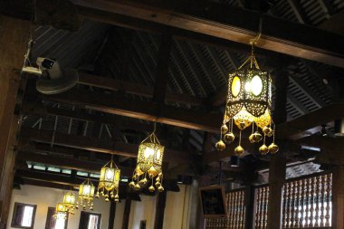 Kandy Kutsal diş Tapınağı kalıntı. Sri Lanka'da Ağustos 2018 alınan