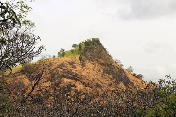 Las Colinas Cordillera Camino Cueva Dambulla Tomado Sri Lanka Agosto — Foto de Stock