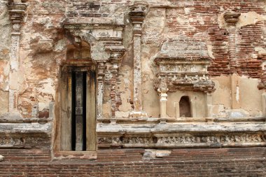 Lankatilaka Viharaya Polonnaruwa antik kenti, güzellik. Sri Lanka'da Ağustos 2018 alınan.