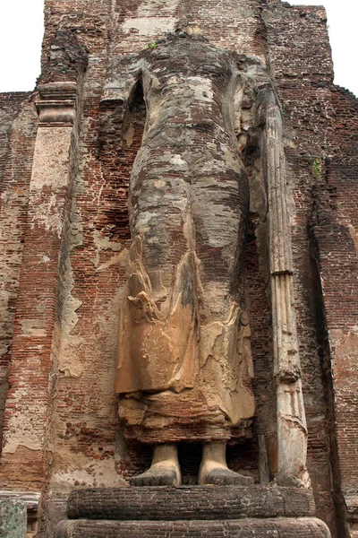Skönhet Lankatilaka Viharaya Polonnaruwa Ancient City Tagit Sri Lanka Augusti — Stockfoto