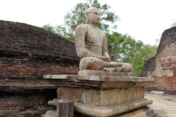 Bellezza Intorno Polonnaruwa Vatadage Nella Città Antica Preso Sri Lanka — Foto Stock
