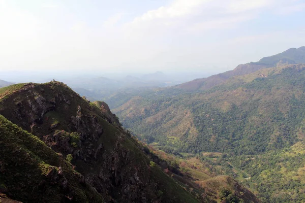 Vista Ella Rock Little Adam Peak Ella Tomado Sri Lanka — Fotografia de Stock