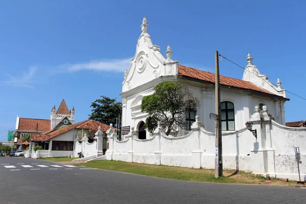 Groote Kerk Iglesia Reformada Holandesa Dentro Del Fuerte Galle Tomado — Foto de Stock