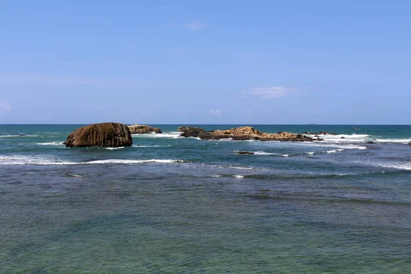 Das Galle Meer Vom Galle Fort Aus Gesehen Aufgenommen Sri — Stockfoto