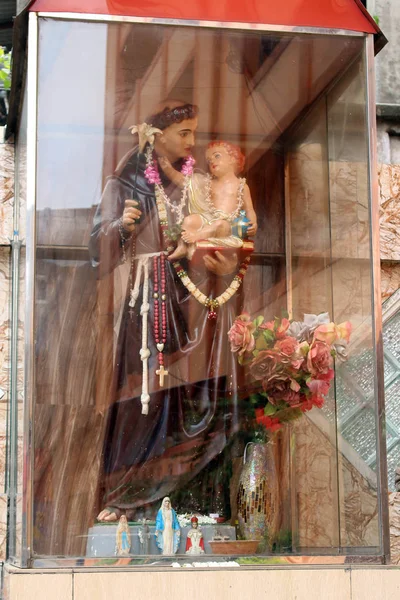 Devoción San Antonio Niño Jesús Colombo Vista Desde Estatuas Todas — Foto de Stock