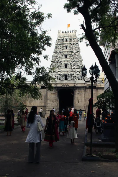 Situación Alrededor Del Templo Hindú Sivan Kovil Colombo Tomado Sri — Foto de Stock