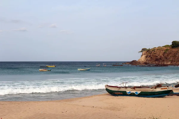 Bílé Písčité Pláže Klidné Vlně Dutch Bay Trincomalee Přijata Srí — Stock fotografie