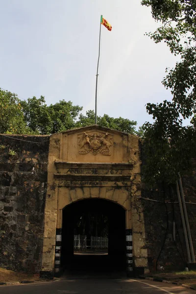 Fort Frederick Trincomalee Içinde Giriş Kapısı Sri Lanka Ağustos 2018 — Stok fotoğraf