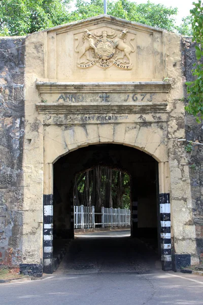 Fort Frederick Trincomalee Içinde Giriş Kapısı Sri Lanka Ağustos 2018 — Stok fotoğraf