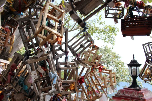 Caja Ofrendas Jaula Koneswaram Kovil Trincomalee Tomado Sri Lanka Agosto — Foto de Stock