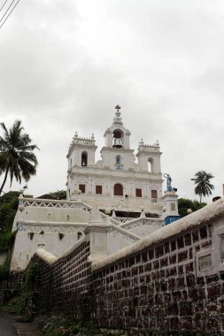 Kilise, Meryem Immaculate Conception kilisenin Goa (Panjim). Hindistan, Ağustos 2018 alınan.