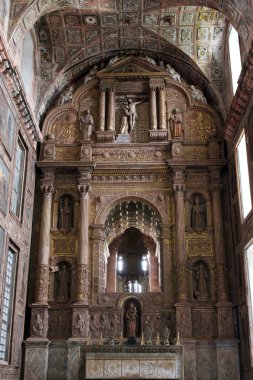 Kilise St Francis Assisi eski Goa (Goa Velha). Hindistan, Ağustos 2018 alınan