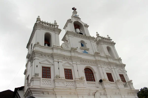 Gereja Our Lady Immaculate Conception Church Goa Panjim Diambil India — Stok Foto