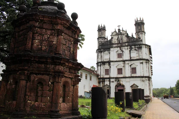 Kilise Francis Assisi Eski Goa Goa Velha Hindistan Ağustos 2018 — Stok fotoğraf