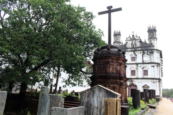 Церковь Святого Франциска Ассизского Старом Гоа Goa Velha Сделано Индии — стоковое фото