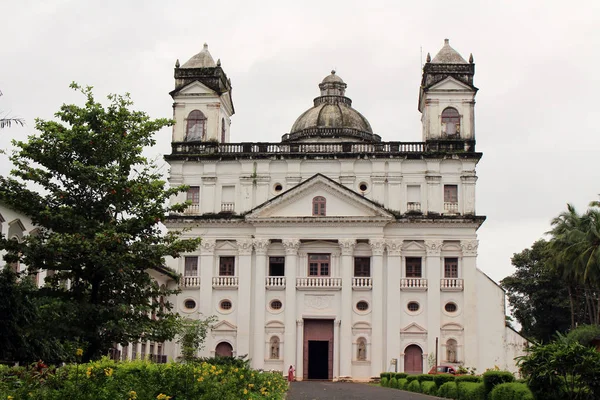 Church Divine Providence Saint Cajetan Old Goa Mimicking Peter Basilica — стоковое фото