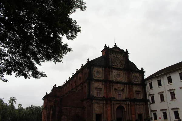 Basílica Bom Jesus Goa Velha Que Abriga Corpo Francisco Xavier — Fotografia de Stock