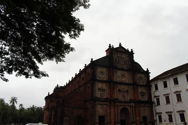 Basílica Bom Jesus Goa Velha Que Abriga Corpo Francisco Xavier — Fotografia de Stock