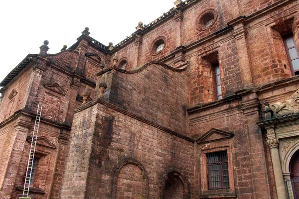 Basílica Bom Jesus Goa Velha Que Abriga Corpo Francisco Xavier — Fotografia de Stock