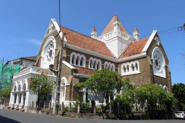 Tüm Azizler Kilisesi Galle kalenin içinde. Sri Lanka'da Ağustos 2018 alınan.